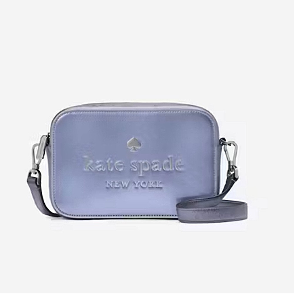 kate spade Oh Snap Mini Camera Bag Crossbody Lavender